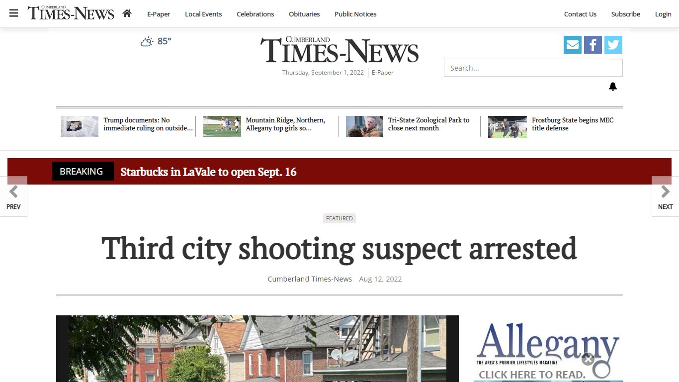 Third city shooting suspect arrested | Local News | times-news.com