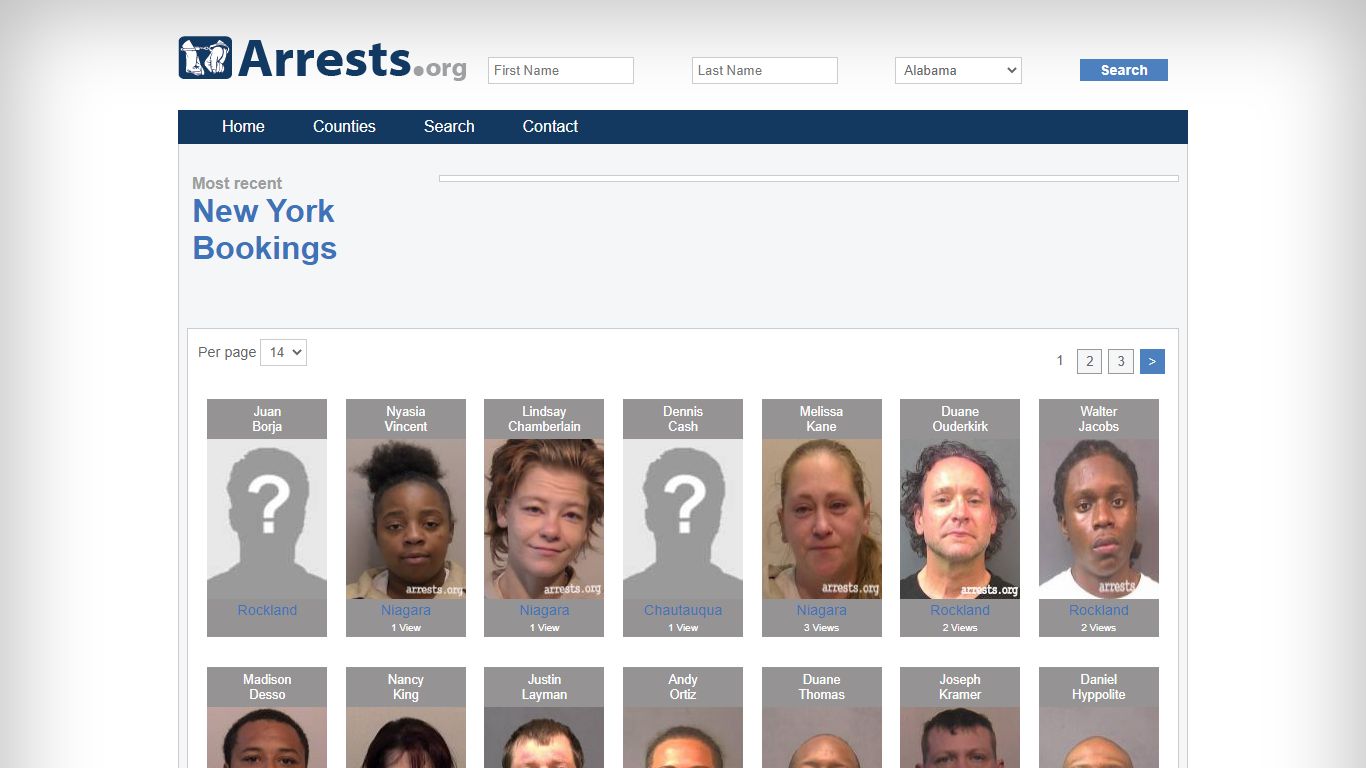 New York Arrests and Inmate Search