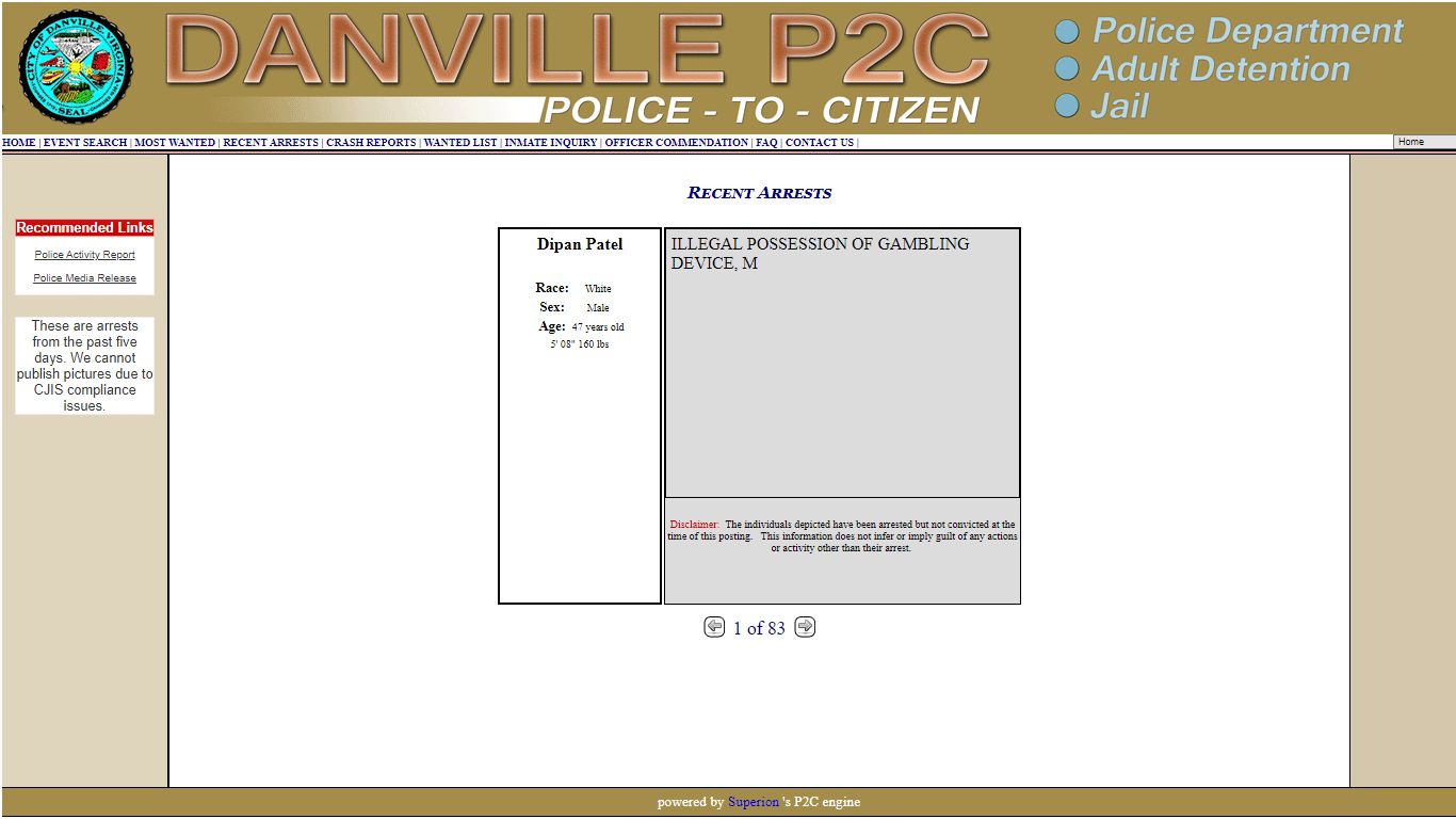 Danville P2C - provided by OSSI